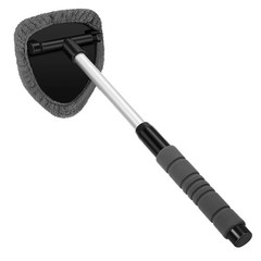 1 Pc Telescopic Car Window Cleaner Extendable Microfibre Windshield Brush To