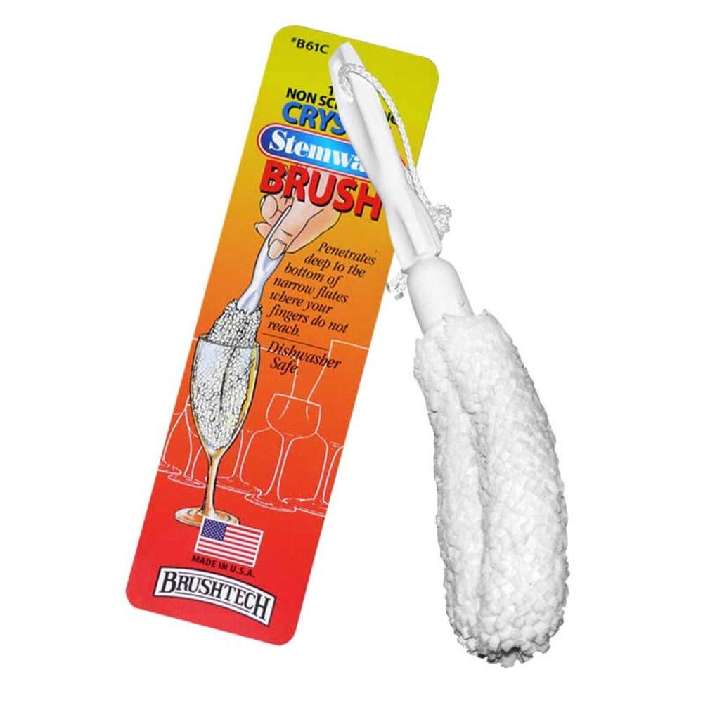 Crystal Wine Glass Cleaning Brush, Set of 2