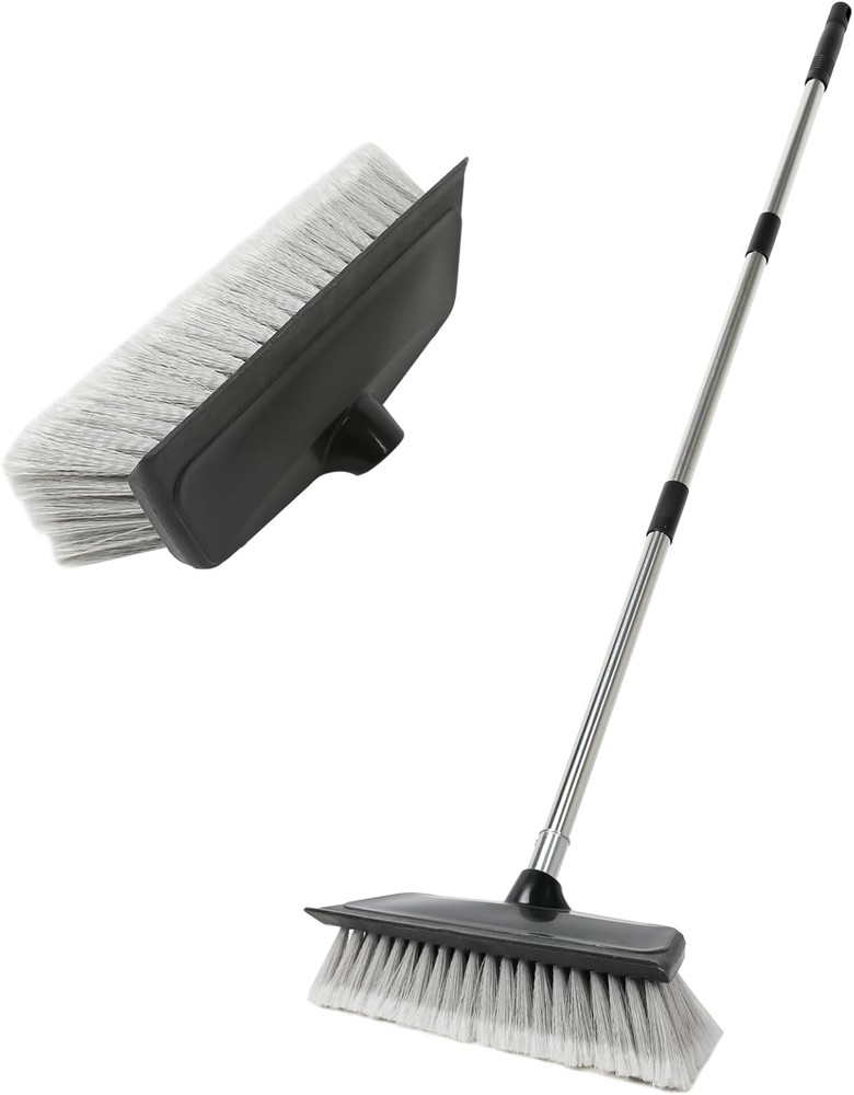 50 Dip Car Wash Brush with Long Handle for Washing Cleaning House Siding Solar