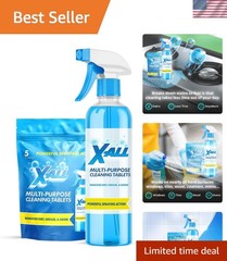 X ALL Multi Purpose Cleaner Spray Bottle and 5x Cleaning Tablets FREE SHIPPING