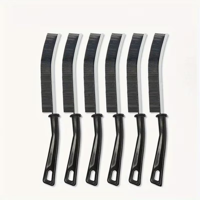 6 Pcs Hard-bristled Crevice Cleaning Brush, Multifunctional Thin Gap Scrub Brush