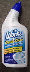 The Works Toilet Bowl Cleaner Liquid Cleans and Deodorizes 24 fl oz