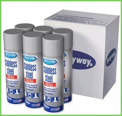 Sprayway Stainless Steel Cleaner and Polisher (15 oz, 6 pk.), SEALED
