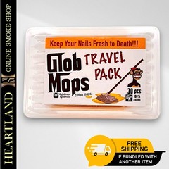 Glob Mops TRAVEL PACK 30ct Cotton Swabs | Quality Bong Water Pipe Cleaning