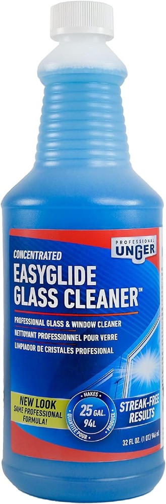 Professional Streak-Free EasyGlide Glass Cleaner Concentrate, Ammonia-Free,32 oz