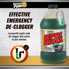 Instant Power Septic Shock – Tank 67.6 Fl Oz (Pack of 1), Blue