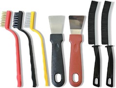7 Pcs Multi-Purpose Crevice Cleaning Brush Tool for Stubborn Kitchen Grease