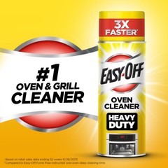 Easy-Off Heavy Duty Oven Cleaner, Regular Scent 87 oz (6 Cans x 14.5 oz)