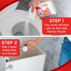 Toilet Bowl Cleaner Tablets Rust Remover Prevent Stains 45-Day Treatment 6pk