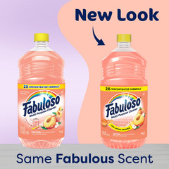 Fabuloso 2X Multi-Purpose Cleaner Peach Scent No Rinse Floor Cleaner 2 Pack 56oz