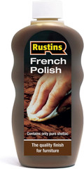 Rustins French Polish – the Quality Finish for Furniture (Brown, 300Ml)