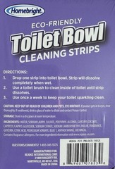 2x Home Bright Toilet Cleaning Strips Lavender Vanilla Scented Drop Brush Flush