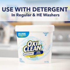 OxiClean White Revive Laundry Whitener and 80 Ounce (Pack of 1), No color