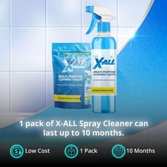 X-ALL Multi-Purpose Cleaner – Spray Bottle and 5x Cleaning Tablets