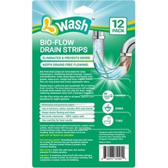 48 PCS Lemon Scented BioFlow Drain Cleaning Odor Remover Sticks