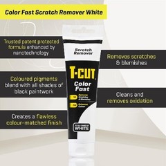 Color Fast White Car Wax Polish Scratch Remover Color Enhancer, 5 Color: White