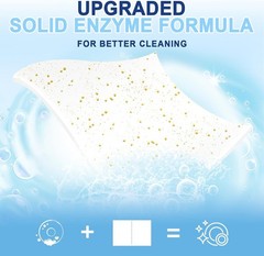 Plant-Based Dishwasher Detergent Sheets – 32 Loads, Non-Toxic and Plastic-Free
