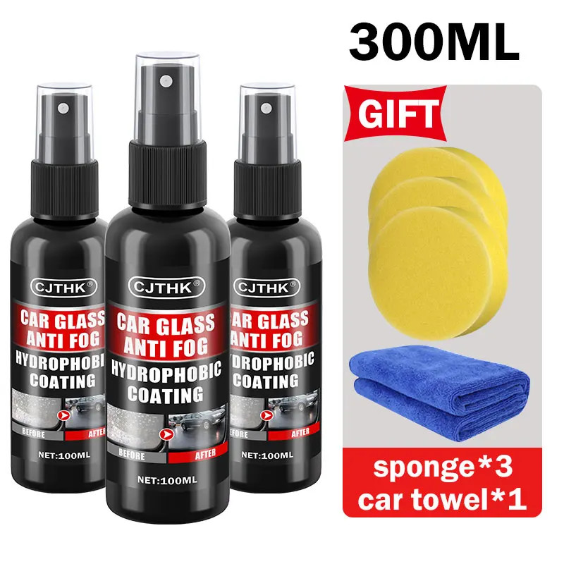 Car Glass Anti-Rain Water Repellent Nano Coating Hydrophobic Waterproof Spray