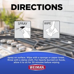 Heavy Duty Gas Range & Stove Top Cleaner and Degreaser – 2 Pack, 24 Ounces wi…