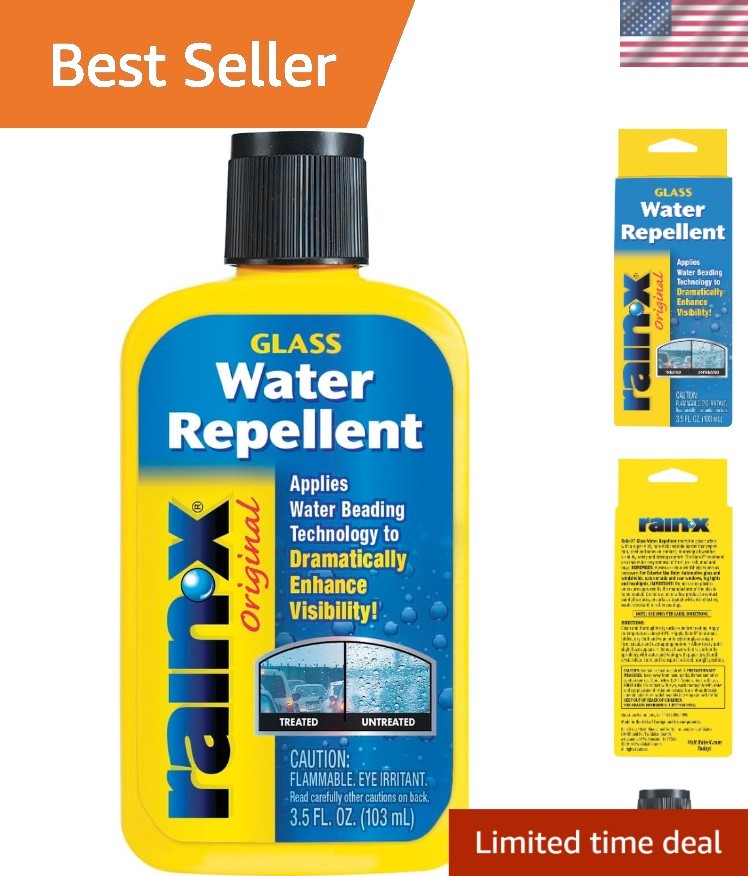 3.5 oz Unscented Windshield Treatment for Clear Visibility and Protection
