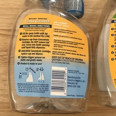 2 NEW Arm & Hammer Essentials Refillable Spray, Multi-Surface & Glass Cleaner