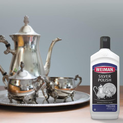 Silver Cream Cleaner 3-In-1, Anti-Tarnish Technology, Safely Clean, Polish, Shin