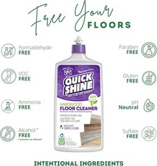 Quick Shine 2 Pack Smart Combo- Includes 1 Hardwood Floor Cleaner 27 FL oz