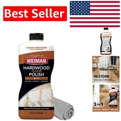 Micro-Filling Wood Floor Restorer 32 Oz – Eliminates Scratches & Enhances Shine
