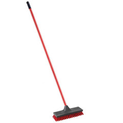 10.5 In. High Power Floor and Deck Scrub Brush with Steel Handle (2-Pack)