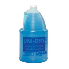 Uni-Kem Chemicals Uni-Dry Dish Rinse Additive 1gal Characteristic Liquid, 4/Case
