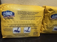 Clorox Ready Mop Refill 2x 24oz Bottles Floor Cleaner & 24 Cleaning Pads New NOS