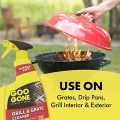 Grill and Grate Cleaner – 24 Ounce – Cleans Cooking Grates and Racks