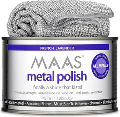 Metal Polish 1.1Lb Can plus Free Cloth, Universal Metal Cleaner for All Metal…