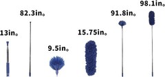 Extendable Cobweb Duster Kit – 100-Inch Telescopic Pole for Effortless Cleaning