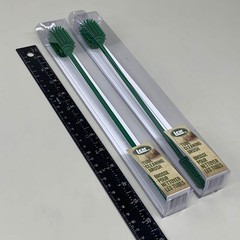 LEM (2 PACK) Tube Cleaning Brush Dual Head for Small or Larger Tubes Scilicone 1