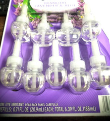 AIRWICK LAVENDER & ALOE SCENTED, PLUG-IN (9-0.71 oz REFILLS ONLY), 9 REFILLS