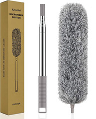 Setsail Extra-Long Dusters with Extension Pole 100-Inch for Cleaning, Gray | Ben