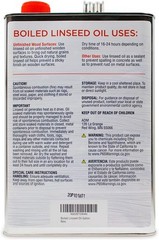 Fast Drying Boiled Linseed Oil – 128 Fl Oz for Rejuvenating Furniture & Floors