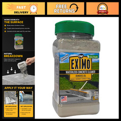 Waterless Concrete Cleaner & Oil Stain Remover for Driveways, Garages, Walkways