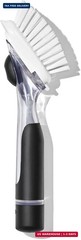 OXO Good Grips Soap Dispensing Dish Brush with Handle, Dish Soap Brush | Built-I