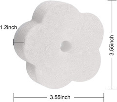 24 Pieces Sponge for Hot Tub Accessories, Flower Oil Scum Absorber for Swimming