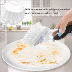 Dish Brush Refills for OXO Soap Dispenser, 4 Pack Replacement Heads for Scrubber