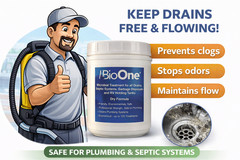 BioOne Septic Drain Treatment Dry 2lb 6 Pack 600 Treatments B1DRY Commercial