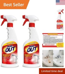 Effective Rust Stain Remover Spray – 16 Oz. Gel Pack of 2 for Easy Application