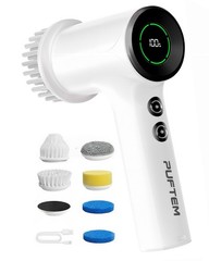 Cordless Electric Spin Shower Scrubber Bathroom Cleaning Tool Spin Scrubber