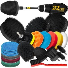 Complete Car Cleaning Kit: 22 Drill Attachments for Polishing & Scrubbing