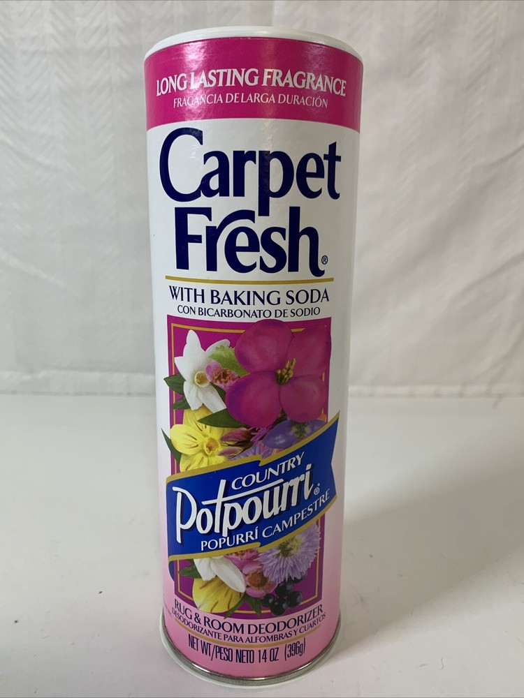 Carpet Fresh Rug Room Deodorizer Powder Country Potpourri w/Baking Soda 14 oz