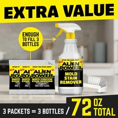 Alien Power 72 Fl Oz Instant Stain Remover Spray for Mold and Mildew and Grou…