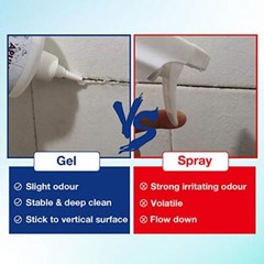 APULITO Home Mold Stain Cleaning Gel Mildew Cleaner Gel for Bathroom Kitchen