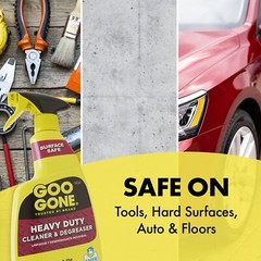 Goo Gone Heavy Duty Cleaner and Degreaser 16 Fl Oz Pack of 2 Surface Safe